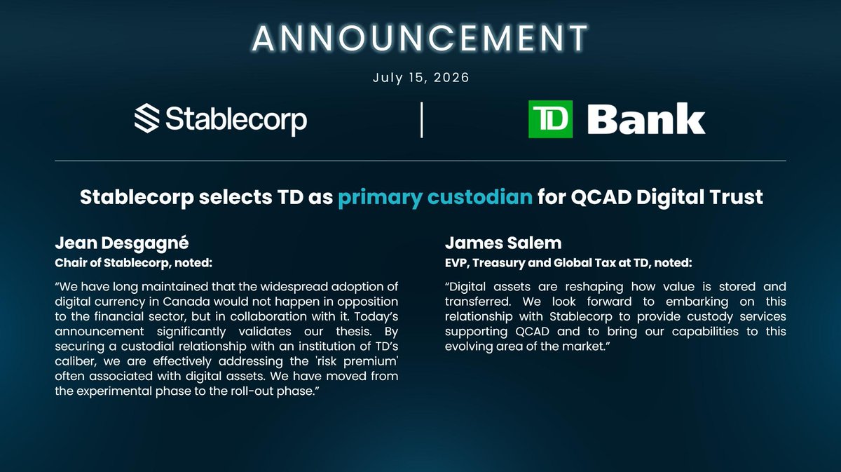 Stablecorp Inc. tweet media