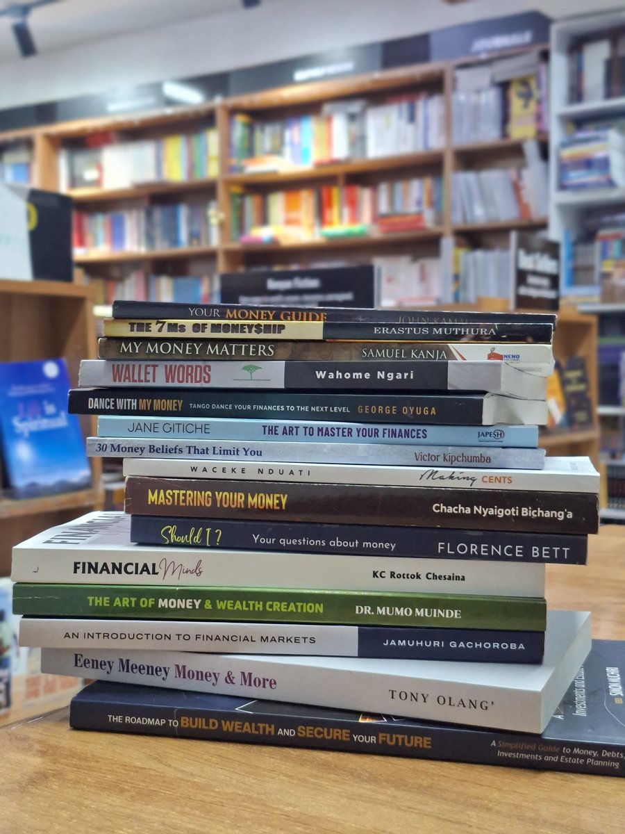 NuriaStore's tweet photo. Better money resolutions require better reads 

Discover new, creative ways in setting you up for financial freedom from authors who have been through it all.

Read these Financial books by Kenyan Authors. https://t.co/pNWRbyFAEo