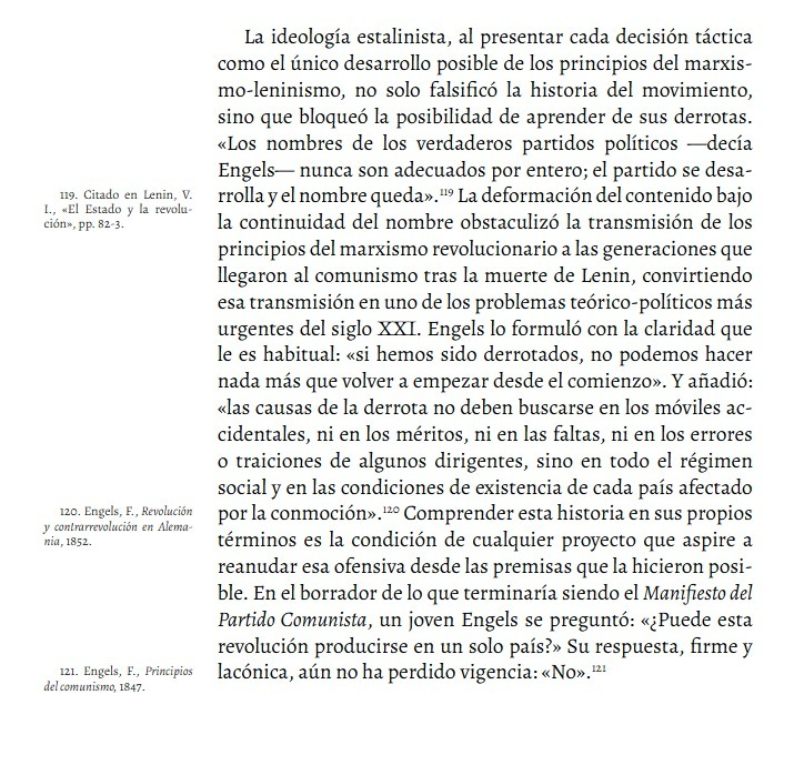 canariodeciudad's tweet photo. Esta conclusión del artículo de @volodia___ en este número me parece que presenta una de las tareas más importantes de los marxistas revolucionarios en este siglo.

«si hemos sido derrotados, no podemos hacer
nada más que volver a empezar desde el comienzo» https://t.co/uvoBp2WEWQ