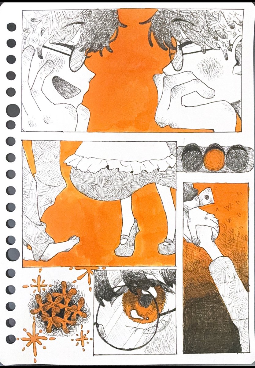 myui_nosuke's tweet photo. 最近、ペン画＋コピック一色のイラストにハマってます✨️

 #natori_art https://t.co/DEmDnwWNcr