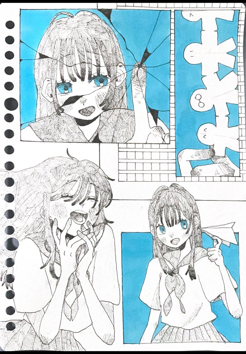 myui_nosuke's tweet photo. 最近、ペン画＋コピック一色のイラストにハマってます✨️

 #natori_art https://t.co/DEmDnwWNcr