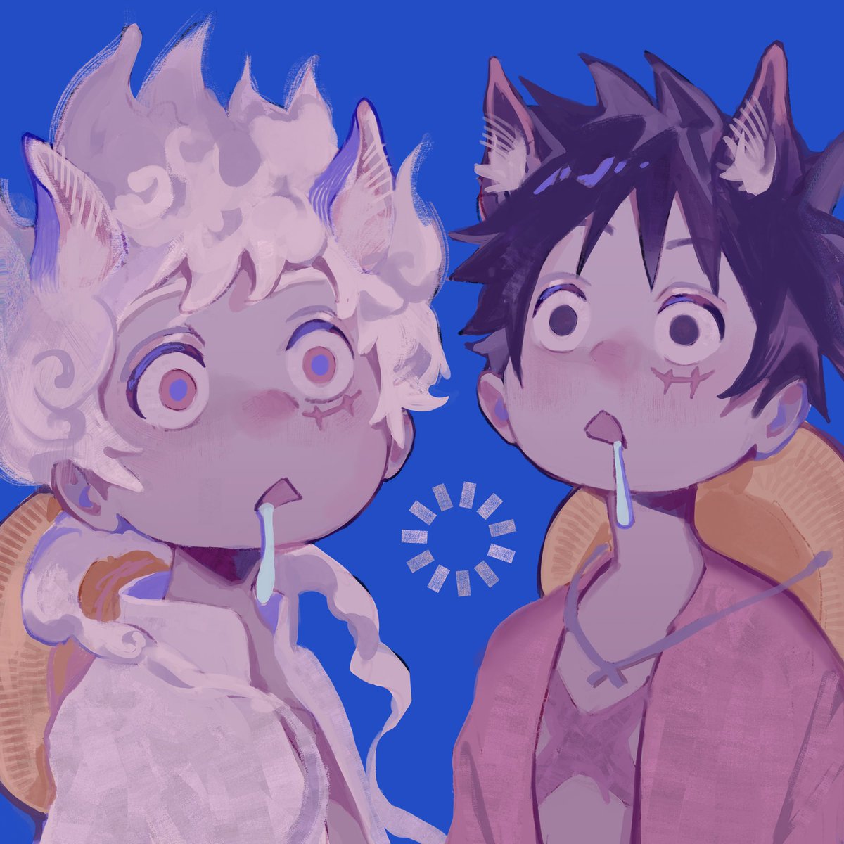 gibbon_ribbon's tweet photo. My cats at home 

#luffy #onepiece #fanart https://t.co/NFZyTx3fse