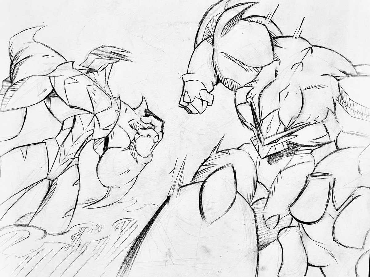 BreakerSketch's tweet photo. Here’s the full page for all the curious beans who wanted to see the whole thing. Want to draw something Marvel Rivals based but we’ll see what I get into today 

#artstudy #sketchbook #characterdesign https://t.co/kVS5OX7kZR