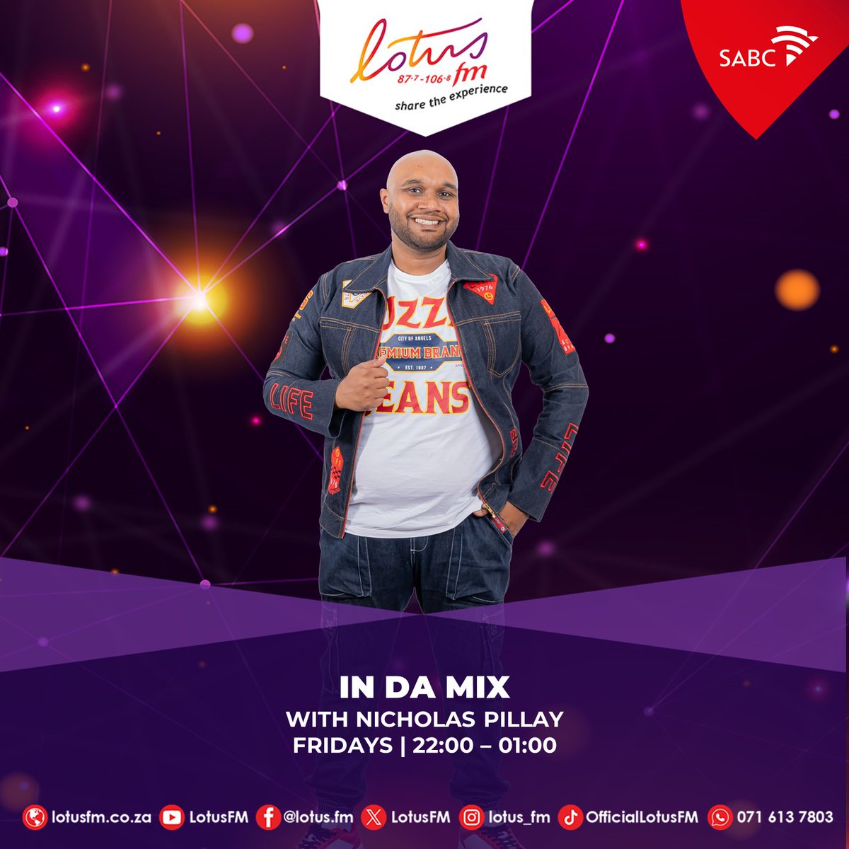 Lotusfm's tweet photo. [On Air]#InDaMix is a specialist party show mixing up music of all genres and from across the globe.
#LotusFM #sharetheexperience https://t.co/KOmgC22oYH