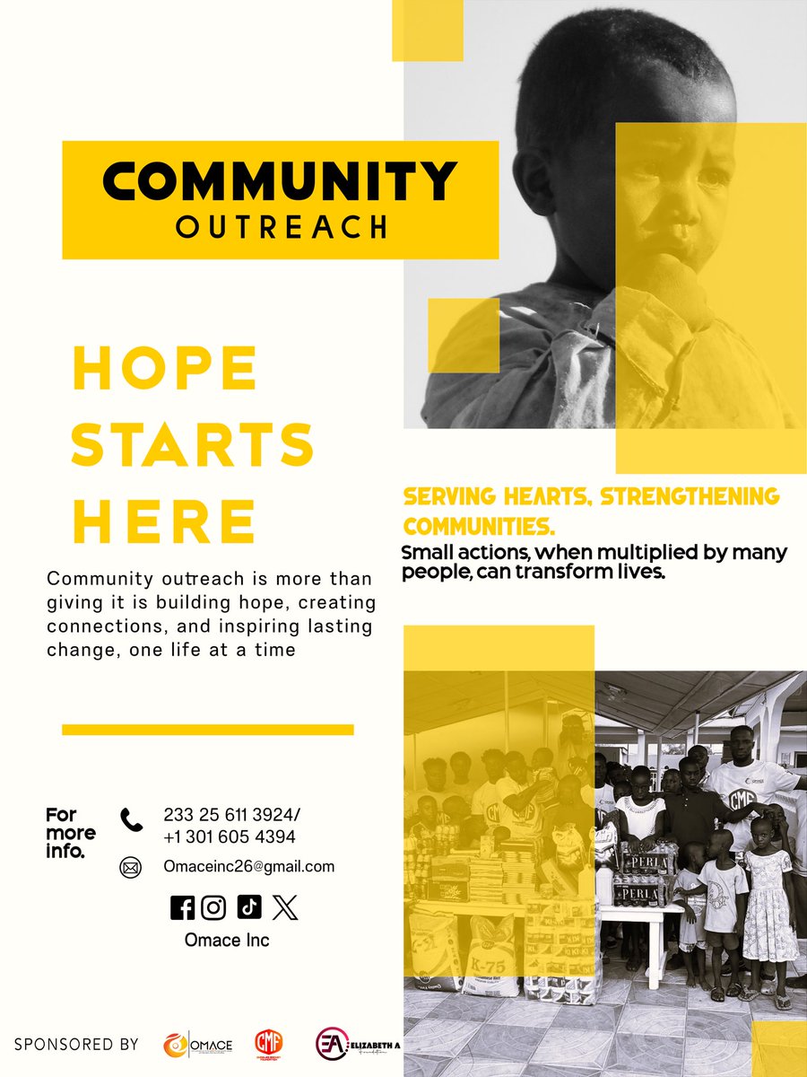 omace_inc's tweet photo. We are proud to announce an upcoming community outreach project in partnership with the Elizabeth Foundation. By combining the resources and mission of the Charles Mackey Foundation with the dedication of the Elizabeth Foundation, we are set to make a significant, lasting impact. https://t.co/Ms9fAIt2GH