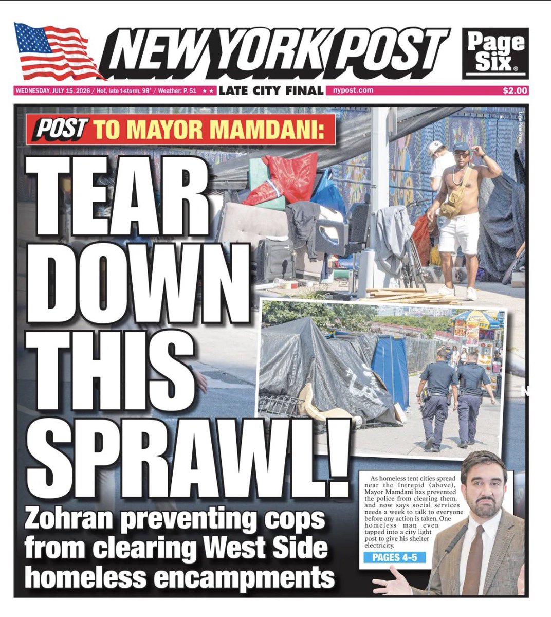 NycLivingin's tweet photo. NYCs downward spiral, what @NYCMayor and his Socialist cadre want. #savenyc https://t.co/uuEncZxMms