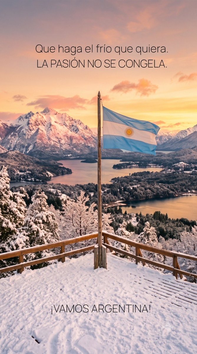 Bariloche_ar's tweet photo. ¡Vamos Argentina! 🇦🇷🔥 https://t.co/JDki6Rtmcx