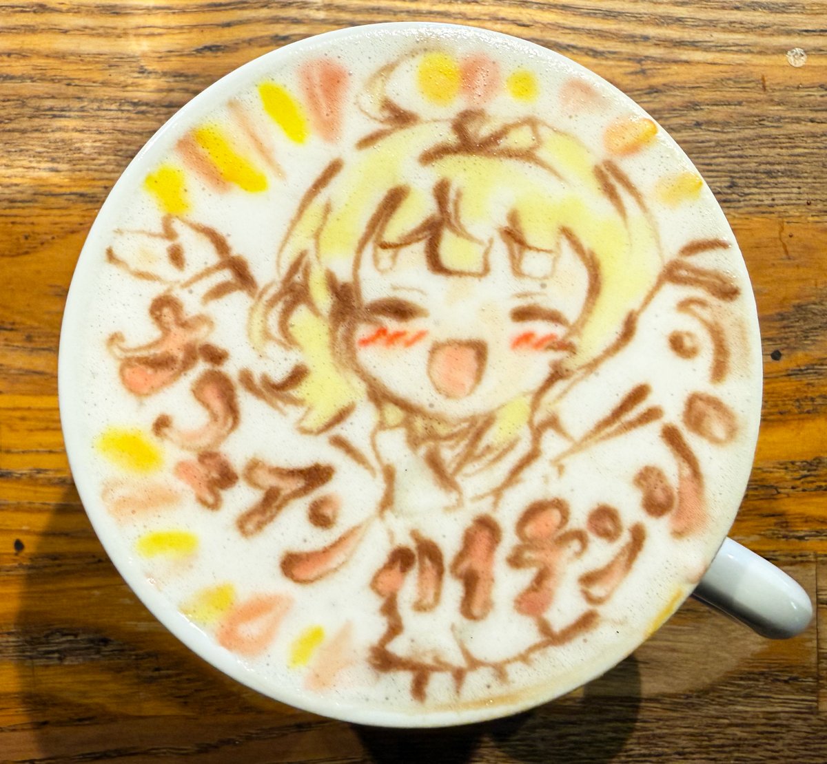 BELCORNO's tweet photo. ラテアート【シャロ】＠ご注文はうさぎですか？    

本日お誕生日！Happy birthday！    

 #ベルコルノごちうさオフ #桐間紗路誕生祭2026 #桐間紗路生誕祭2026 https://t.co/KDTm746iaI