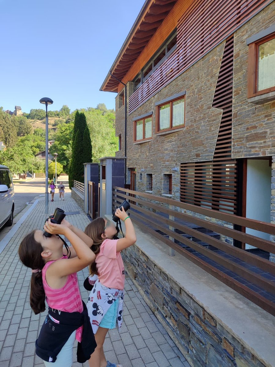 CdaVallsAneu's tweet photo. 1/9 Com és tradició, per 17a vegada consecutiva,hem fet el cens d'oreneta cuablanca #DelichonUrbicum amb els nens i nenes de 3r i 4t de l'#EscolaLaClosa #EsterridÀneu. Estem d'efemèride, en la sèrie de dades aquest és l'any que hem comptabilitzat més nius! #ProjecteOrenetes https://t.co/c2v3ROElBE