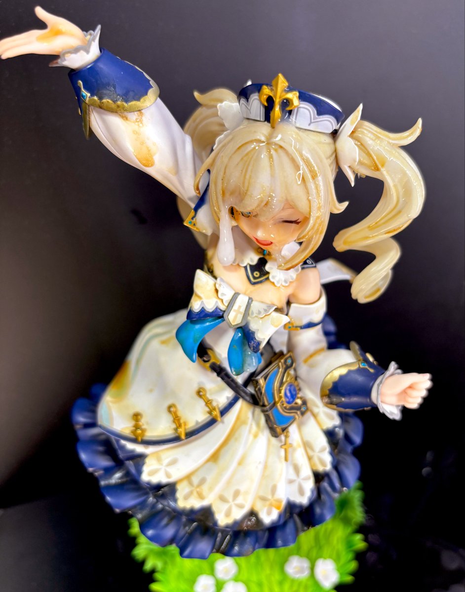 bkk_skt's tweet photo. バーバラたんにぶっかけ！
気温のわりに濃いのが粘った💦
#フィギュアぶっかけ
#無洗浄ぶっかけ 
#無洗浄フィギュア https://t.co/FwzR2d7n5c