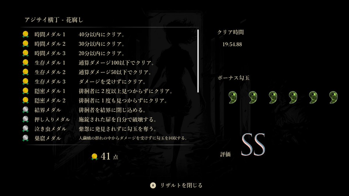 IKSAgamech's tweet photo. 【☠️Shadow Corridor 2 雨ノ四葩】
〚回廊8ステージ[前半] 異界の学舎・霖雨の回廊・アジサイ横丁・霊廟 花腐し40点以上達成〛

〘Achieved a score of 40 or higher in the first half of the Corridor stages: Underworld Academy, Rainy Corridor, Hydrangea Alley, and Mausoleum of deluge〙 https://t.co/SbyZt00j33