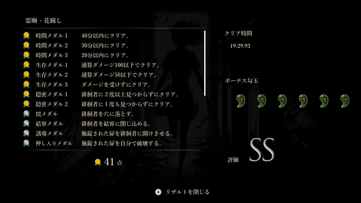 IKSAgamech's tweet photo. 【☠️Shadow Corridor 2 雨ノ四葩】
〚回廊8ステージ[前半] 異界の学舎・霖雨の回廊・アジサイ横丁・霊廟 花腐し40点以上達成〛

〘Achieved a score of 40 or higher in the first half of the Corridor stages: Underworld Academy, Rainy Corridor, Hydrangea Alley, and Mausoleum of deluge〙 https://t.co/SbyZt00j33