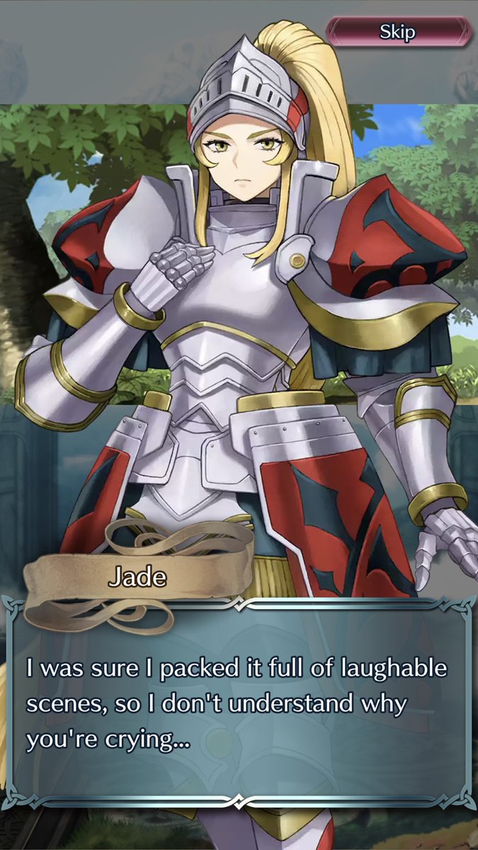 FE_Heroes_EN's tweet photo. #ForgingBonds: Mutual Love begins tomorrow! Jade, a royal knight of Brodia, and Boucheron, a royal knight of Firene, are carrying out their first mission as members of the Order of Heroes. As they brace themselves for their next enemy, a surprising Hero appears before them...
Note: The following post features other Heroes in the story.