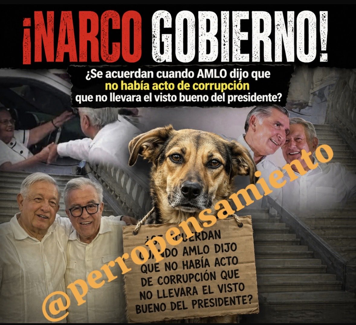 Tienes_que_leer's tweet photo. @PartidoMorenaMx No importa cuántas veces todos en #morena, desde el @GobiernoMX, repitan la misma mentira. La REALIDAD es que MORENA SÍ ESTÁ ALIADO CON EL CRIMEN ORGANIZADO Y LO ÚNICO QUE HA AUMENTADO EN #mexico desde que gobiernan, ES LA VIOLENCIA E INSEGURIDAD.
#MorenaOrganizaciónCriminal https://t.co/WbpZUt2RpQ