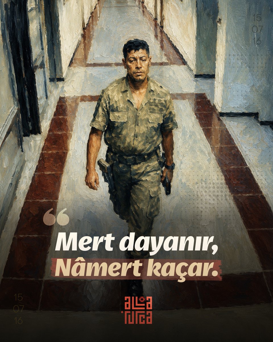 allaturrca's tweet photo. Gazi Türk milletinin kendisine ihtiyaç duyulan her olağanüstü anda ortaya çıkan yürekliliğini ve delikanlılığını selamlarız. 
Şehitlerimize rahmet olsun... https://t.co/sxvQOsbm7K