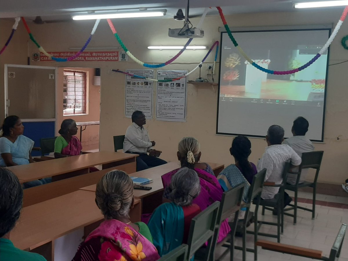 KVKRAMANATHAPU1's tweet photo. Registration &amp; Live Poll Participation of Farmers | ICAR CSR Conclave 2026 -live programme telecasted at KVK, Ramanathapuram on 15.07.2026 for the benefitting of farming community https://t.co/NJGaaObQKU
