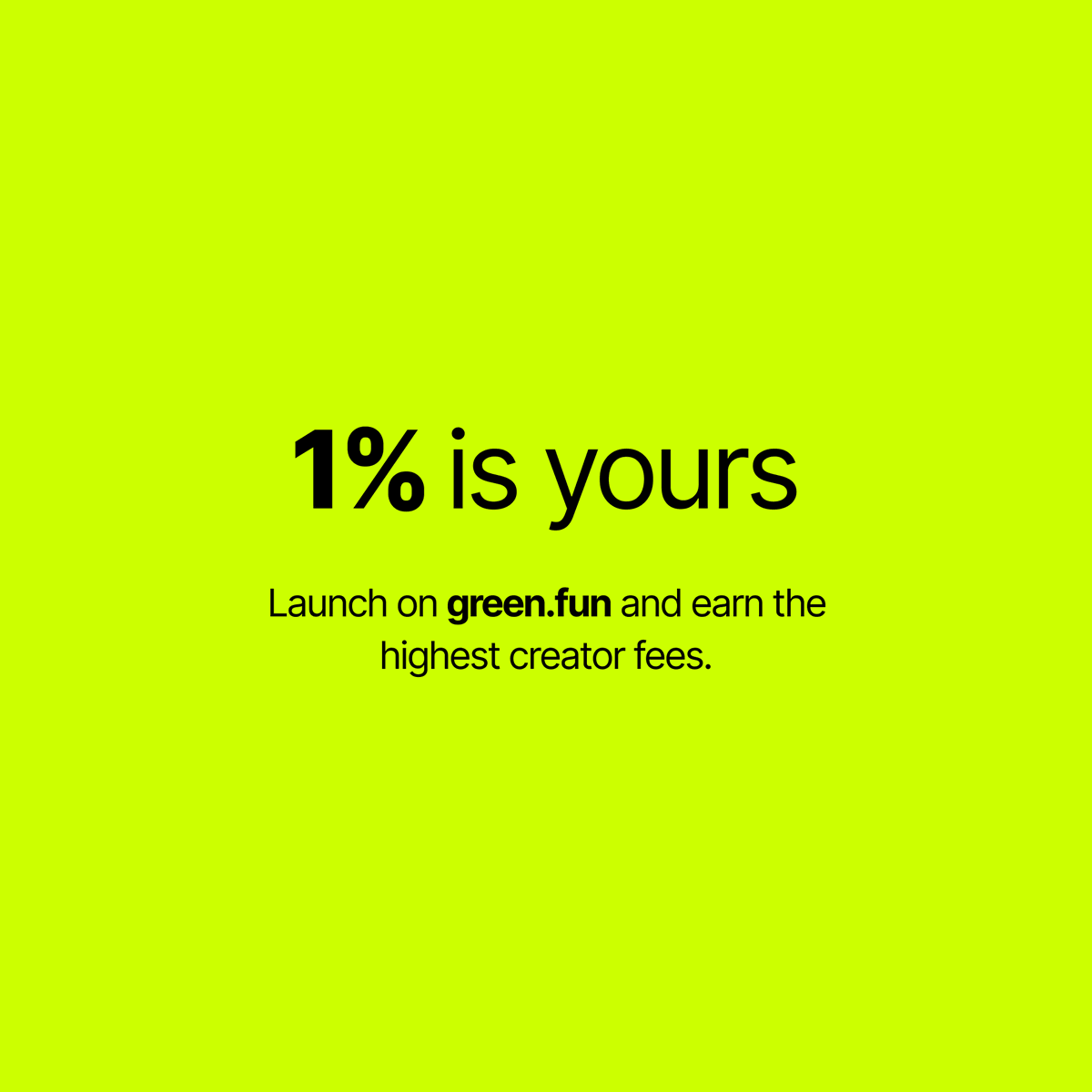 launchongreen's tweet photo. rent due?

launch token. earn the highest creator fees in the market. 1% is yours. soon on @RobinhoodApp 

https://t.co/66ySFJC42t https://t.co/om1qP9O8ZE