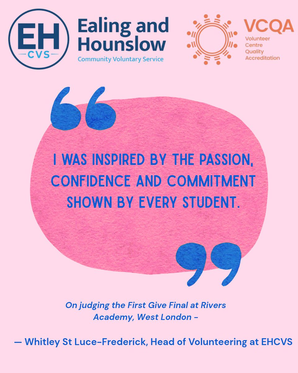 Hounslowtweets's tweet photo. A HUGE congratulations to all the participants and the winning class taking home £1,000 for their charity! 🏆🥳 You inspire us! 💫 

 Thank you to @FirstGiveUK &amp; @RiversAcademy West London for having us 🎉🥰💙✨ 

#YouthSocialAction #Volunteering https://t.co/tca4ihrthF