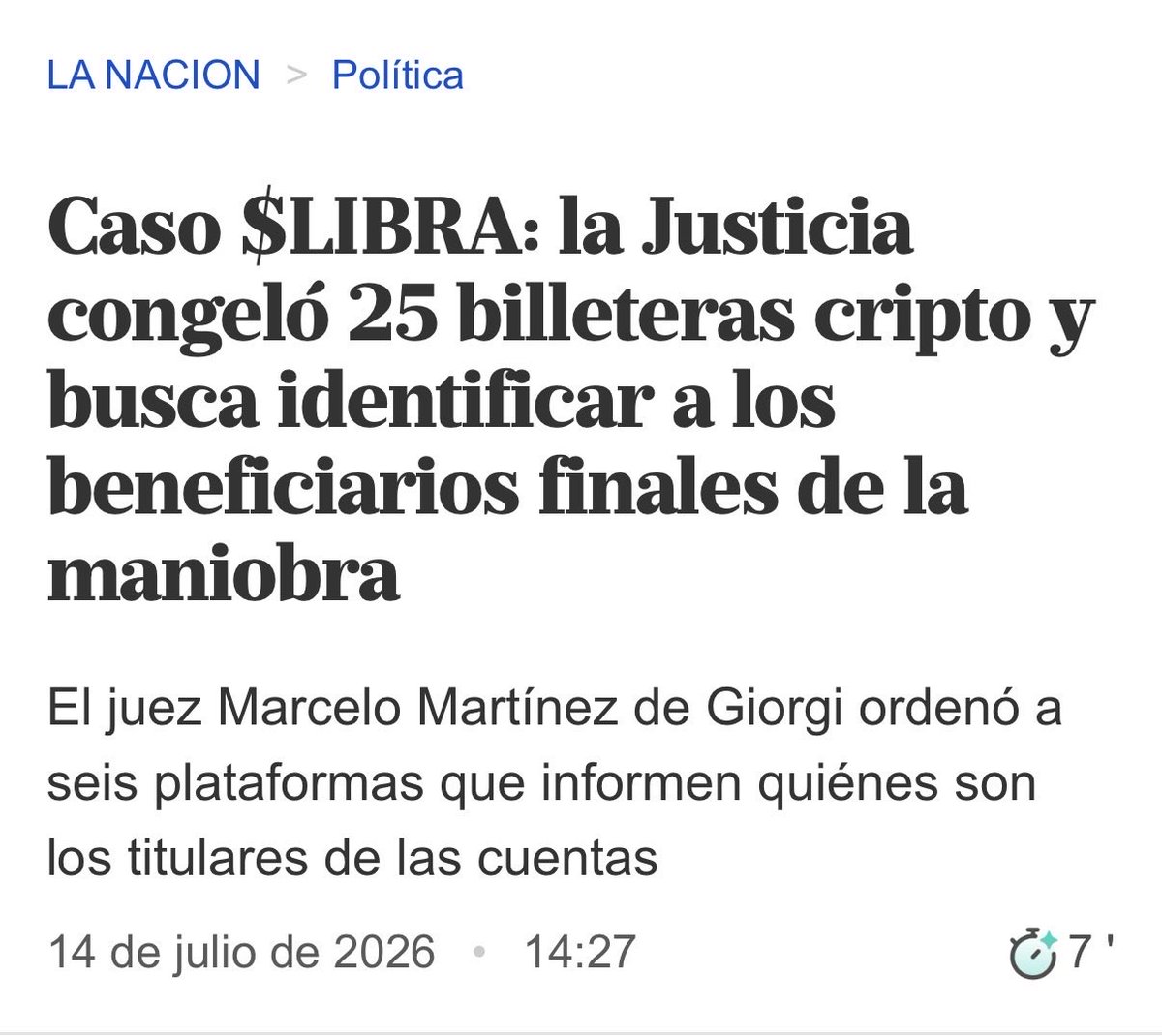 LucaRomero's tweet photo. Siguen sucediendo cosas raras entre las decisiones de Martínez de Giorgi y la causa LIBRA y Milei y la designación de la esposa de Martínez de Giorgi como jueza. ¿Ayer el juez toma una decisión (apriete) y hoy el Gobierno responde oficializando la designación de la esposa? https://t.co/Zx7eE5udpf
