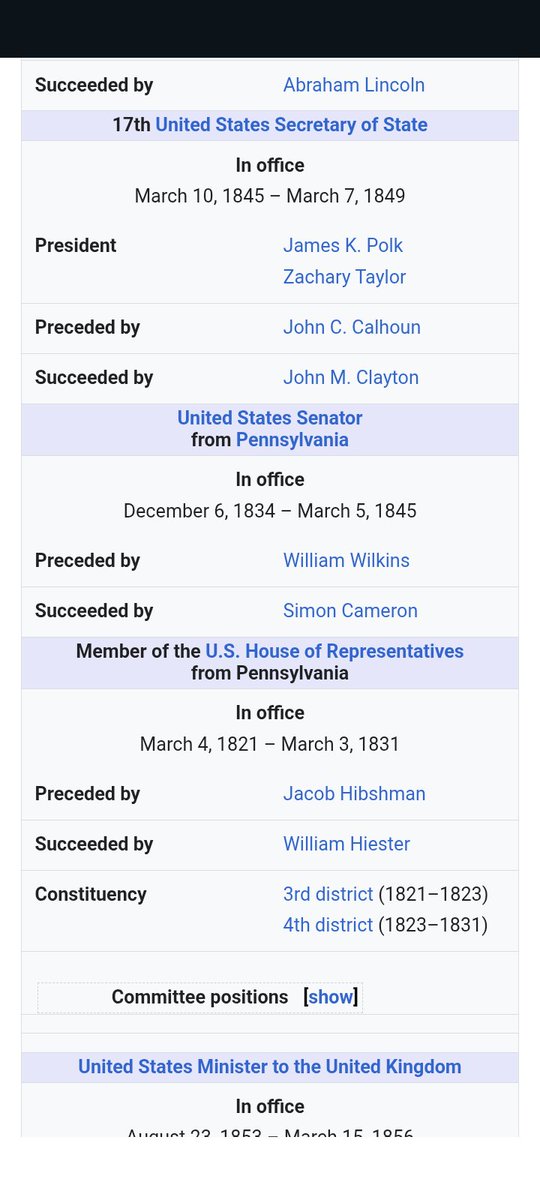 muddavugger1's tweet photo. @agi_ck @CigmanF @Dirty_Water 
@fedmech @GEGus23 @iunderstoodu 
@MiniWhoop 

Happy day 15 of white history month everyone. 
James Buchanan was the 15th President of the USA. He was a white democratic bigot who supported slavery in the southern 
states...👇 https://t.co/vQjWPJ9i4l