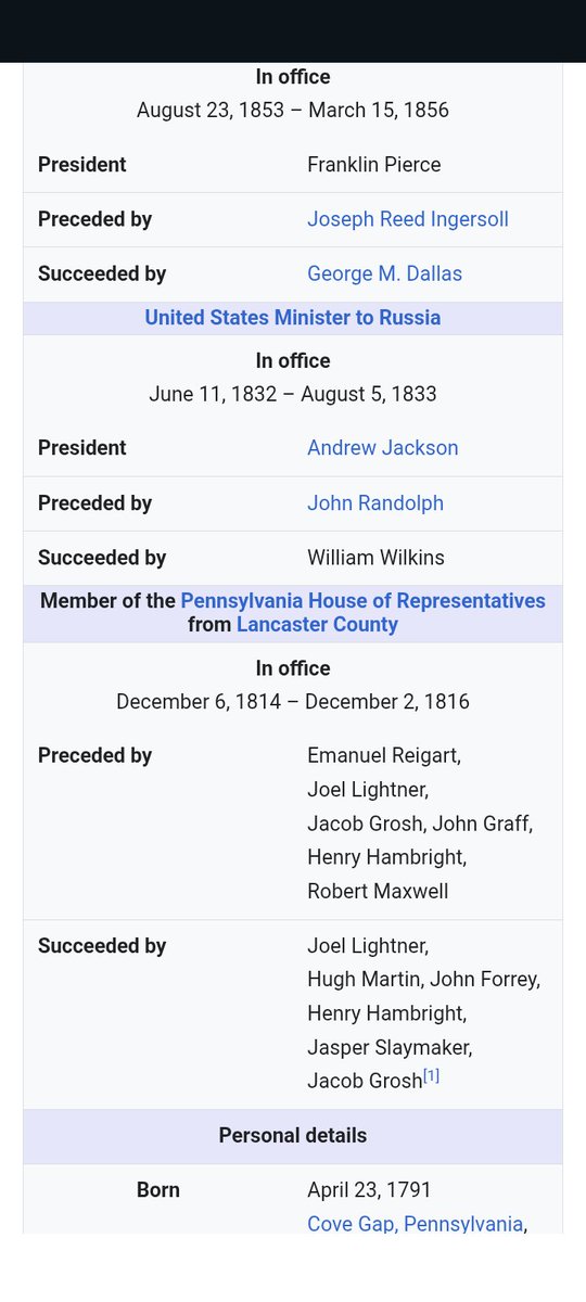 muddavugger1's tweet photo. @agi_ck @CigmanF @Dirty_Water 
@fedmech @GEGus23 @iunderstoodu 
@MiniWhoop 

Happy day 15 of white history month everyone. 
James Buchanan was the 15th President of the USA. He was a white democratic bigot who supported slavery in the southern 
states...👇 https://t.co/vQjWPJ9i4l