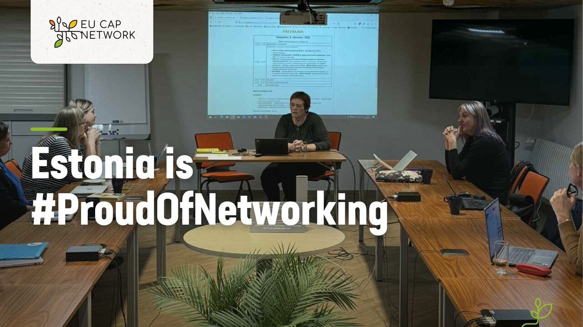 eucapnetwork's tweet photo. 🤝 #ProudOfNetworking campaign 2026

The Estonian National Network organised Smart Villages seminars on youth engagement, funding opportunities and LEADER support, connecting young people, rural actors and LAGs.

More info: https://t.co/5mtSzCGd37 https://t.co/a9Z1FgpRdb