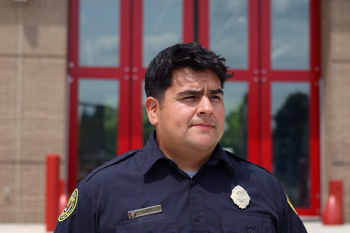 charlottefire's tweet photo. Charlotte Fire Firefighter Pedro Muniz wasn’t supposed to be at the ball fields that day.

His kids had already played earlier, but they wanted to get in a little more practice. While he was there with them, Pedro heard Engine 37 and Ladder 26 heading out, checked the call on his phone and saw it was for a 13-year-old in cardiac arrest.

He looked across the fields and saw the boy down.

Pedro jumped a fence and ran 150 to 200 yards to help.

What happened next was a race to keep Bryson Blanton alive. Pedro helped with CPR and airway care until Charlotte Fire crews arrived and continued the lifesaving work. Bryson survived, later waking up, talking and walking after doctors found a heart condition that had gone undetected.

For Pedro, a firefighter on Rescue 11 at Firehouse 11 and a father of four, the moment hit even harder afterward. His oldest son is also 13.

This is a story about training, timing and being ready when someone needs help most.

Read the full story here ->  https://t.co/FIyD3qLiGr
