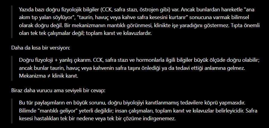 Ferhat_tas_'s tweet photo. @dogalmaxx Bu yazı dizinizi 2 yapay zekaya (GPT vs Gemini) çaprazlama yorumlattım 6 döngüde. Mekanizmaları uzun uzun yorumladığı kısmı atlayıp her 2 yapay zekanın cevaplarının sonuç kısımlarını paylaşıyorum. Merak edenler kendileri de tek tek yorumlatabilir. https://t.co/sl40ju9jtX