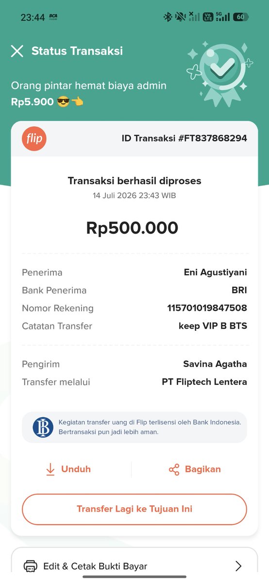 evlytop's tweet photo. PENIPUAN CONCERT BTS ARIRANG! 

ARMY TOLONG YG WTS-AN HATI HATI YA, PENIPUAN BANK BRI 115701019847508 a.n Eni(Eny) Agustiyani 
Ig luvkookie (udah ganti username) 
Mungkin temen-temen army ada yang sama ketipu orang ini? Bisa dm aku

Wts wtb Tiket concert https://t.co/I9Le2ce1Jc