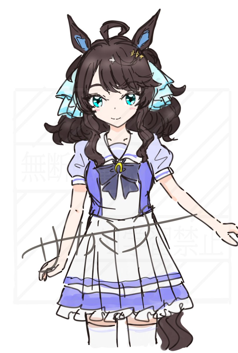 後ろ髪の構造よく分かってないけどこれって括ってたりするのかな……？？