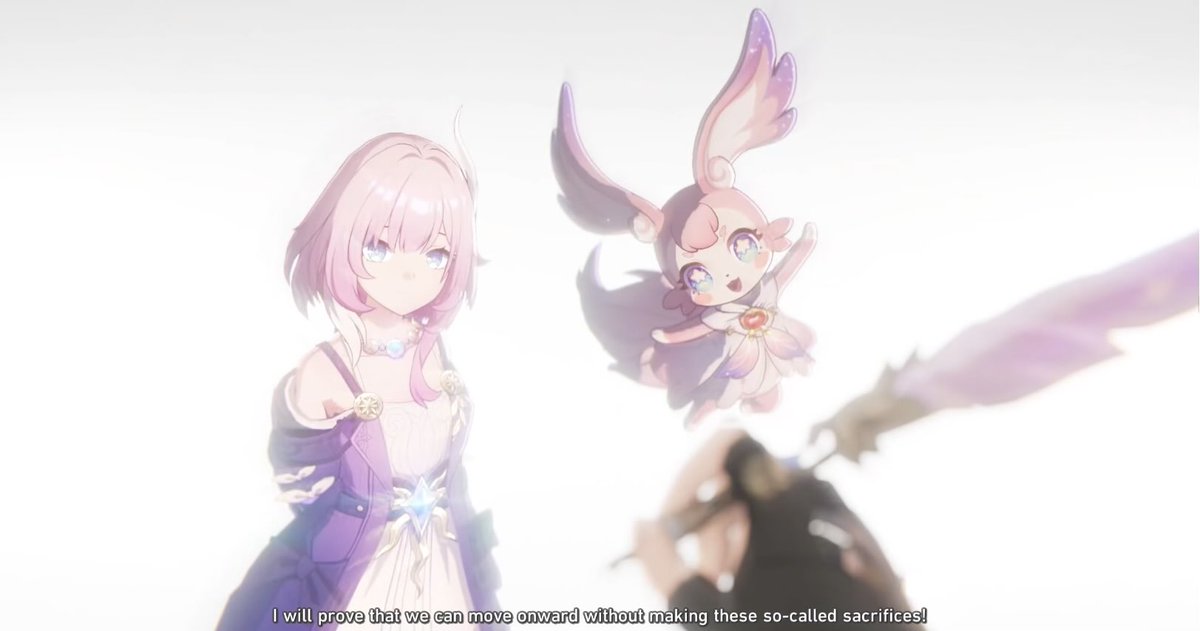 nightlycyrene's tweet photo. hsr 4.4 spoilers //

“i’ll prove that we can move onward without making these so-called sacrifices” and CYRENEEEEE 😭😭😭😭 https://t.co/XVOhJU9o3T