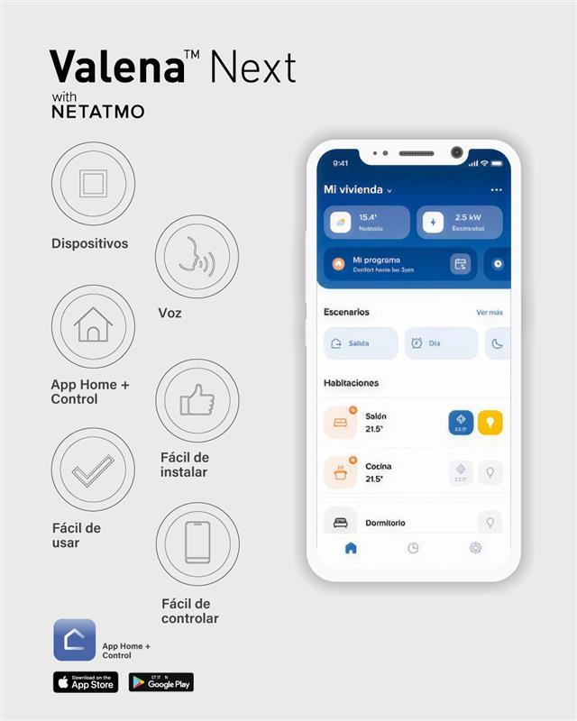 LegrandGroupES's tweet photo. Con Valena Next with Netatmo y la la App Home + Control tu día a día es más cómodo y seguro. Valena Next with Netatmo te ofrece:

🔒Más seguridad: simula tu presencia en casa cuando no estés y recibe notificaciones de la actividad de tu hogar. https://t.co/9LtbrjFspl