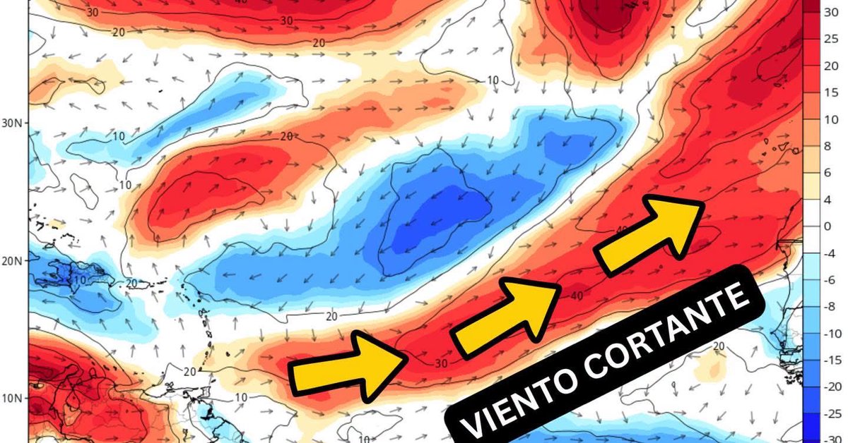 HuracanInfoCo's tweet photo. 🟢FUERTE ONDA TROPICAL SALIENDO DESDE ÁFRICA

Una fuerte onda tropical acaba de salir desde África. Los vientos cortantes fuertes y polvo del Sahara impedirán su desarrollo.

El viento cortante desde el oeste-suroeste, generado por El Niño, persistirá durante los próximos meses limitando el desarrollo y fortalecimiento de ciclones.

Eventualmente sí veremos desarrollo entre el Caribe y África, aunque en general la duración de estos ciclones será corta. 

🟠OJO: Siempre debemos estar preparados porque el pronóstico de una temporada menos activa de lo normal no significa que estamos fuera de peligro.

Gracias,
Rubén García, Meteorólogo

#Atlántico #África #CaboVerde