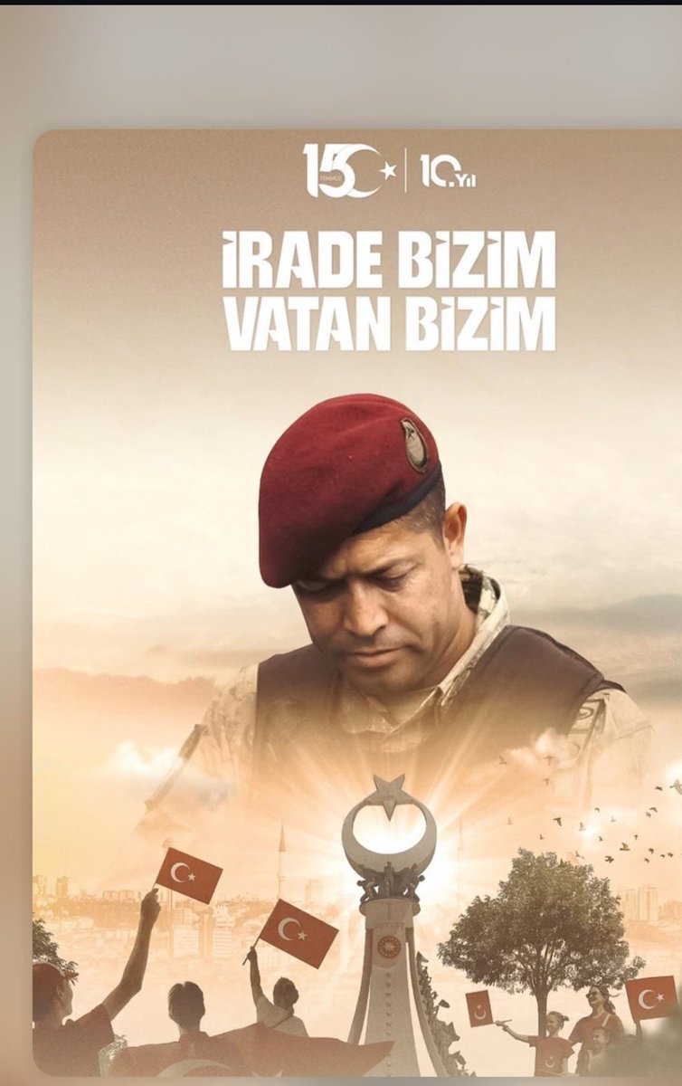 Fatihy2023's tweet photo. İRADE BİZİM 
VATAN BİZİM 
#15Temmuz
#15TemmuzDestanı 
#15TemmuzDemokrasiVeMilliBirlikGünü 
#15temmuzşehitleri https://t.co/e244GBtmgn