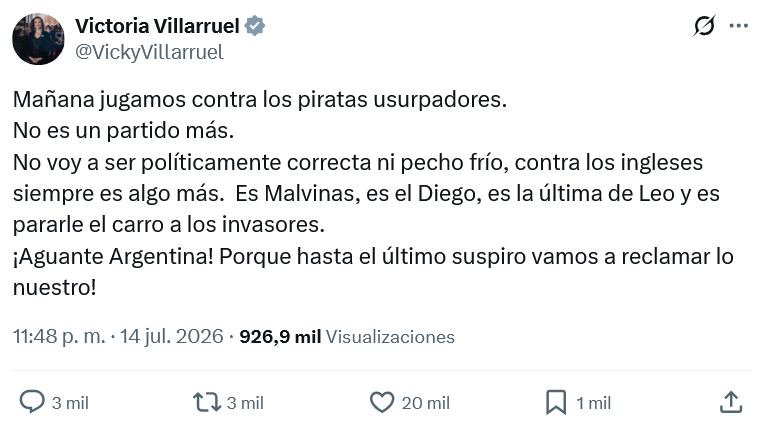 fwasserm's tweet photo. No sólo acompañó durante años a Milei sabiendo que era un fan de Thatcher (y de Reagan) sino que cuando Milei publicó el libro "El camino del libertario" incluyó un texto de Villarruel en el que ella misma se presentaba como "la Dama de Hierro". https://t.co/VmL0SO2lgY