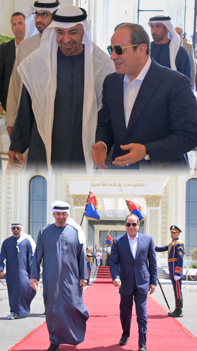 suhail60's tweet photo. رئيس الدولة يغادر العلمين في ختام زيارته لمصر وكان في وداعه الرئيس المصري فخامة عبدالفتاح السيسي https://t.co/1A2FQdOIk0