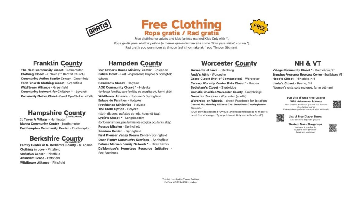tidesforchange's tweet photo. FREE! FREE! FREE!
Check out this resource for free clothing closets, diaper banks, &amp; car seats.

#FamilyResources https://t.co/zWhKFsTyh6