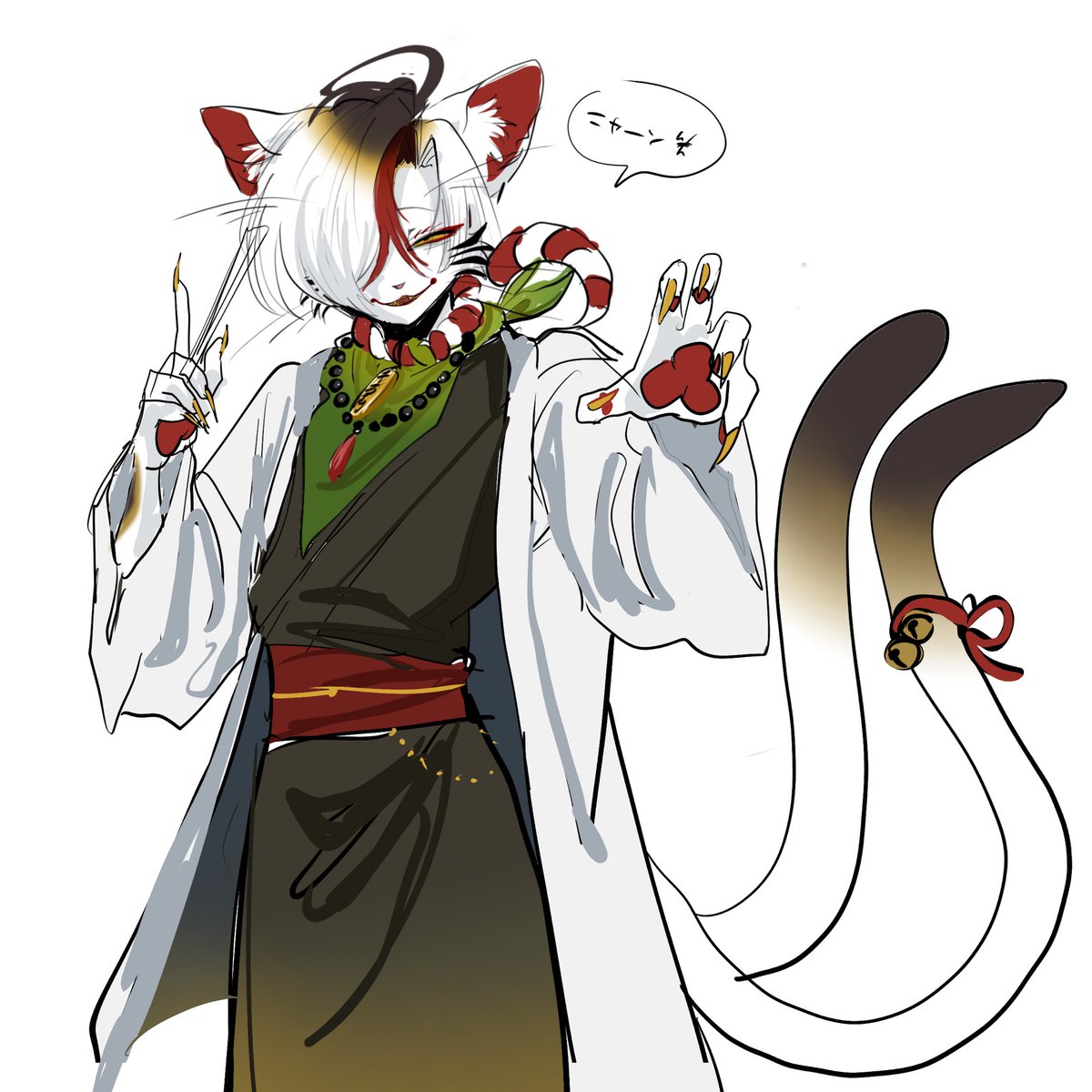 Sky_tanosi_'s tweet photo. 招き猫のくせるくん改変案 https://t.co/wUxQ3xHugn