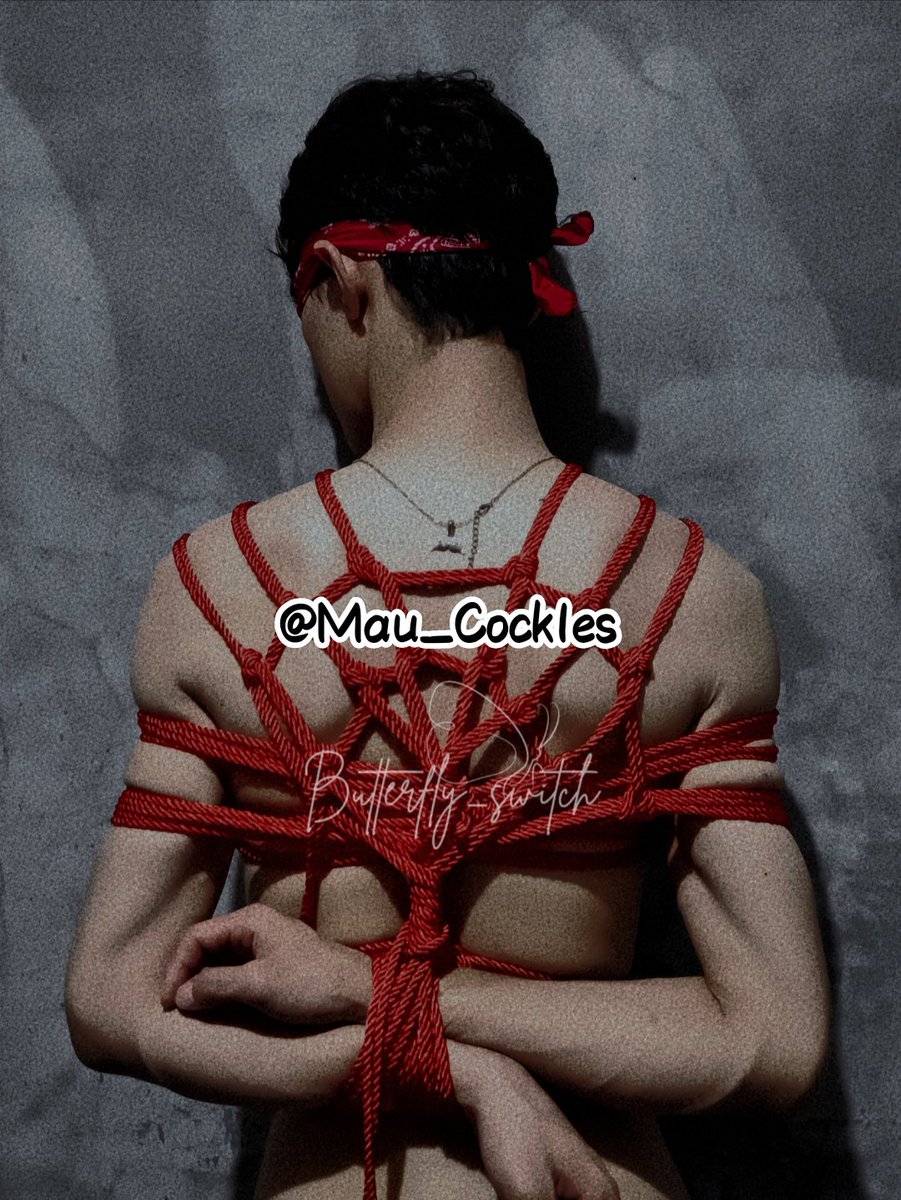 Mau_Cock1es's tweet photo. Nemu file lama saat pertama kali nyobain shibari &amp; soft bdsm https://t.co/vVEdnNpD73