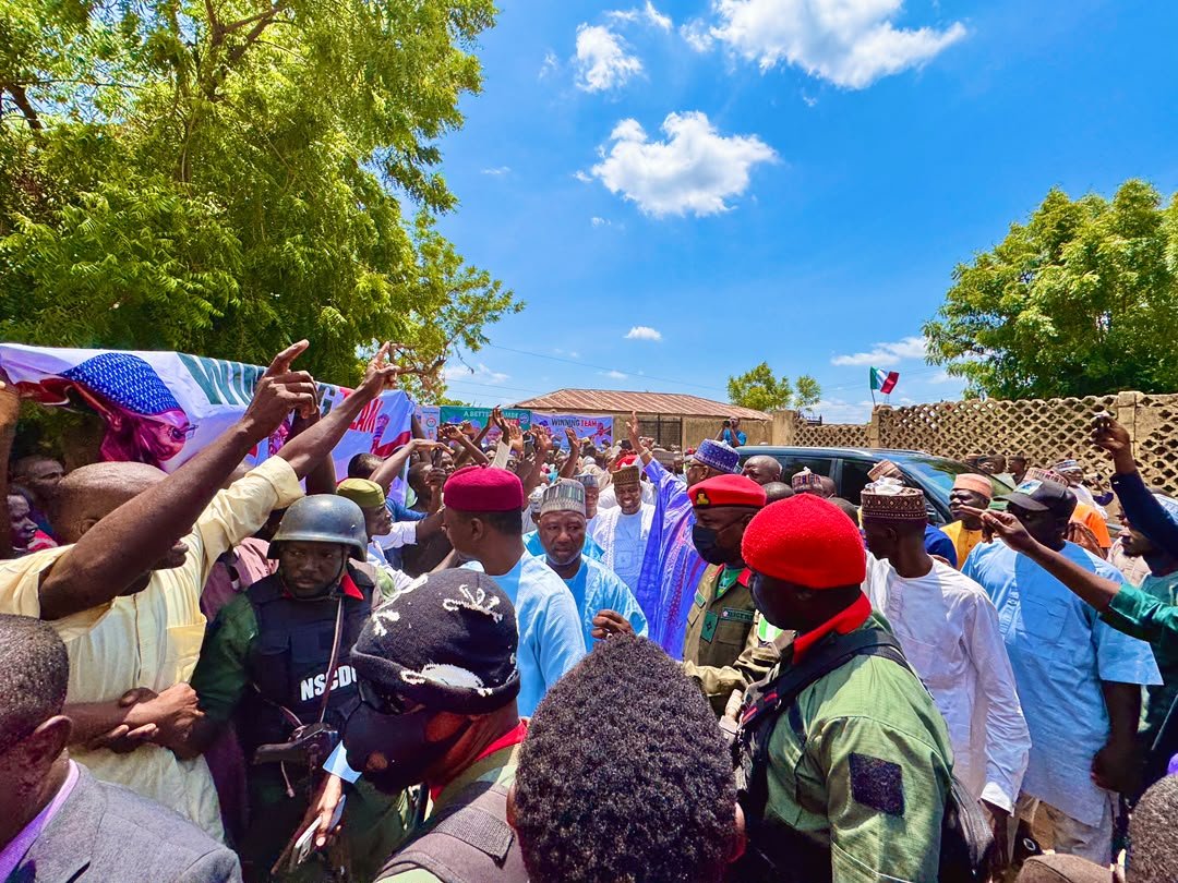 Comr_Zamerh's tweet photo. PDP Leaders in Nafada Local Government Welcome Gombe PDP Governorship Candidate, Professor Isa Ali Pantami https://t.co/NEa4WJGmxU