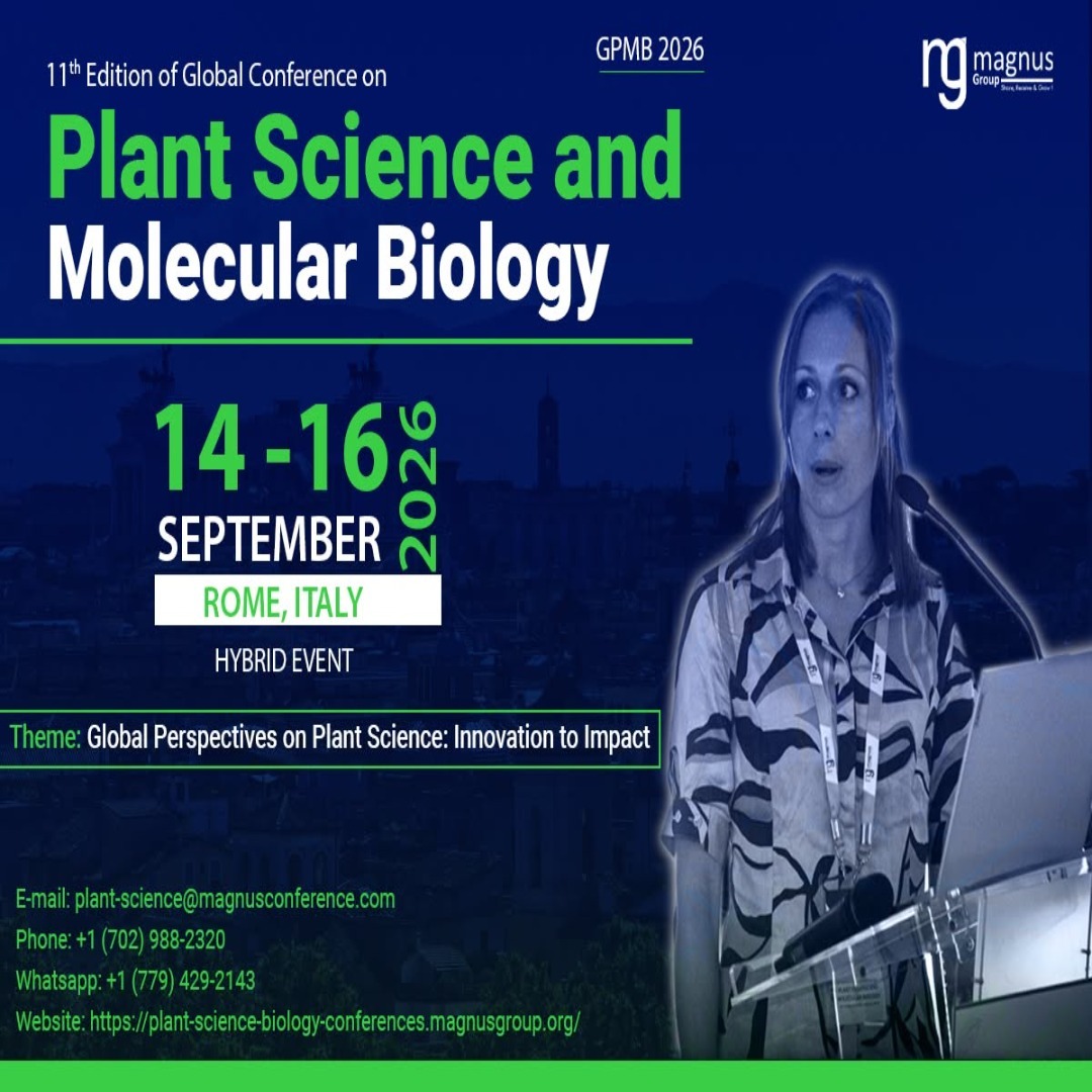 magnus_group's tweet photo. 🌿Ready to share your latest research in Plant Science &amp; Molecular Biology? Present your findings and expand your global network! Join global experts at the @Plantconfer in Rome, Italy, Sept 14–16, 2026.
🔗https://t.co/MKspyFKvi3
#PlantScienceConferences #PlantBiologyConferences https://t.co/PzcrFDxJtu