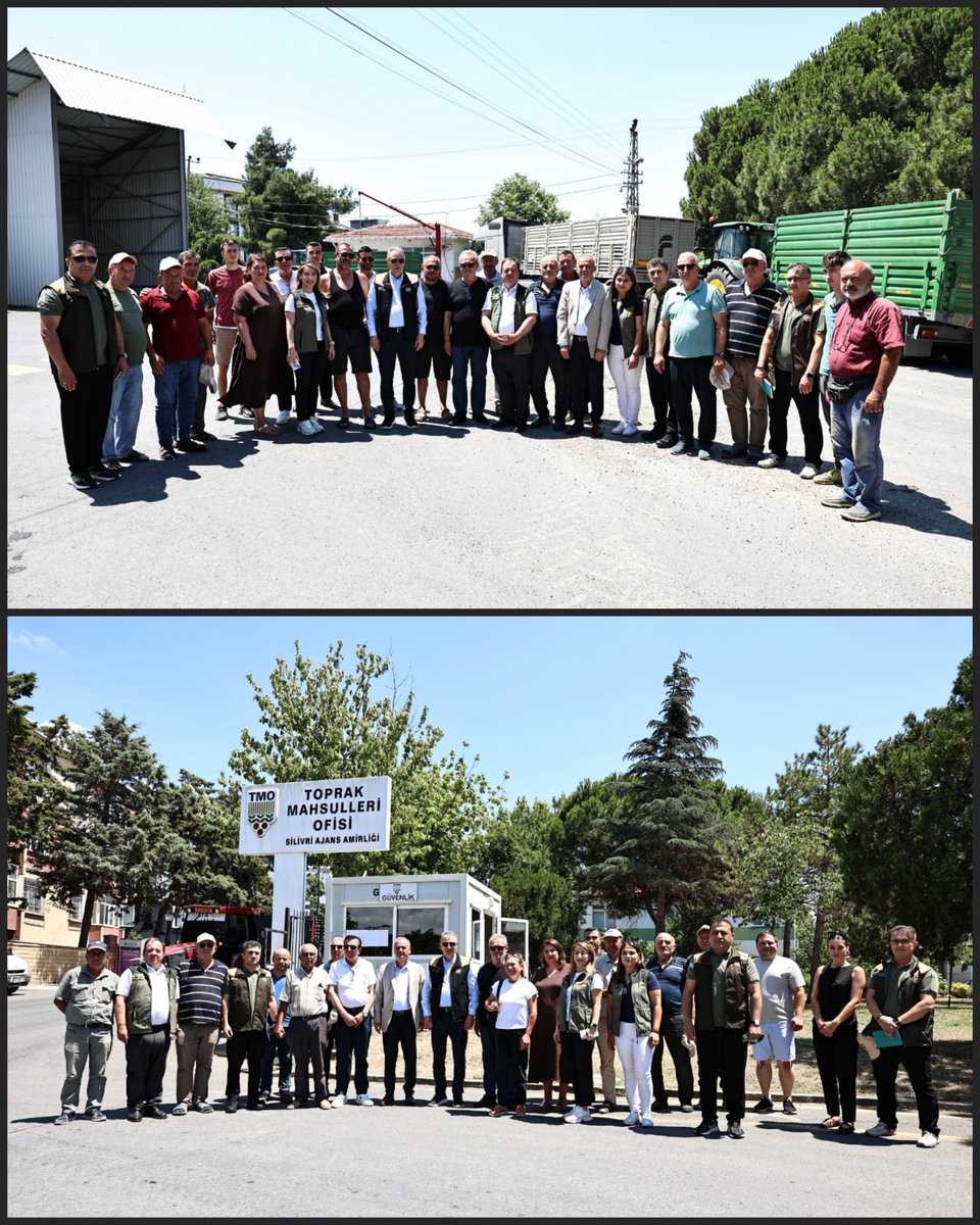 Ahmet_Guldal's tweet photo. 📍 Silivri Ajans Amirliğimizi ziyaret ettik.

🌾 Silivri Merkez ile birlikte 5️⃣ alım noktasıyla üreticilerimize hizmet sunduğumuz işyerimizde faaliyetlerimiz planlı ve sorunsuz bir şekilde devam ediyor.

🚜 Üreticilerimizin yoğun ilgisiyle karşılandığımız Silivri’de, hasat sezonuna ilişkin sohbet etme ve alım politikalarımızı kendilerine bizzat aktarma imkânı bulduk.

🤝 Ziyaretimiz sırasında hazır bulunan Silivri Ziraat Odası Başkanı Sayın Sabri Özer'e, siyasi parti temsilcilerine, Kurumumuza gösterdikleri teveccüh için kıymetli üreticilerimize ve özveriyle görev yapan personelimize teşekkür ediyorum.