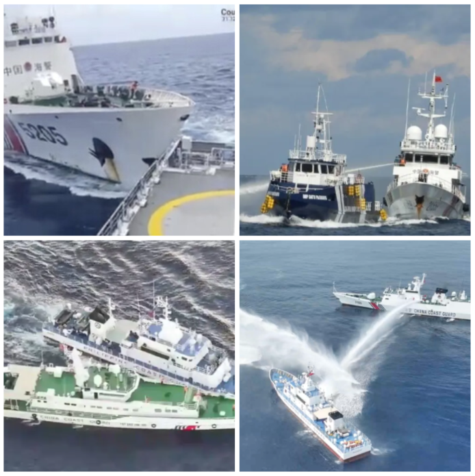 Migrel4's tweet photo. China is a bully that harasses all the ASEAN states, it trespasses in our EEZ, it harms our maritime interest. 

Such a menace China is. https://t.co/B6woEXMt7n