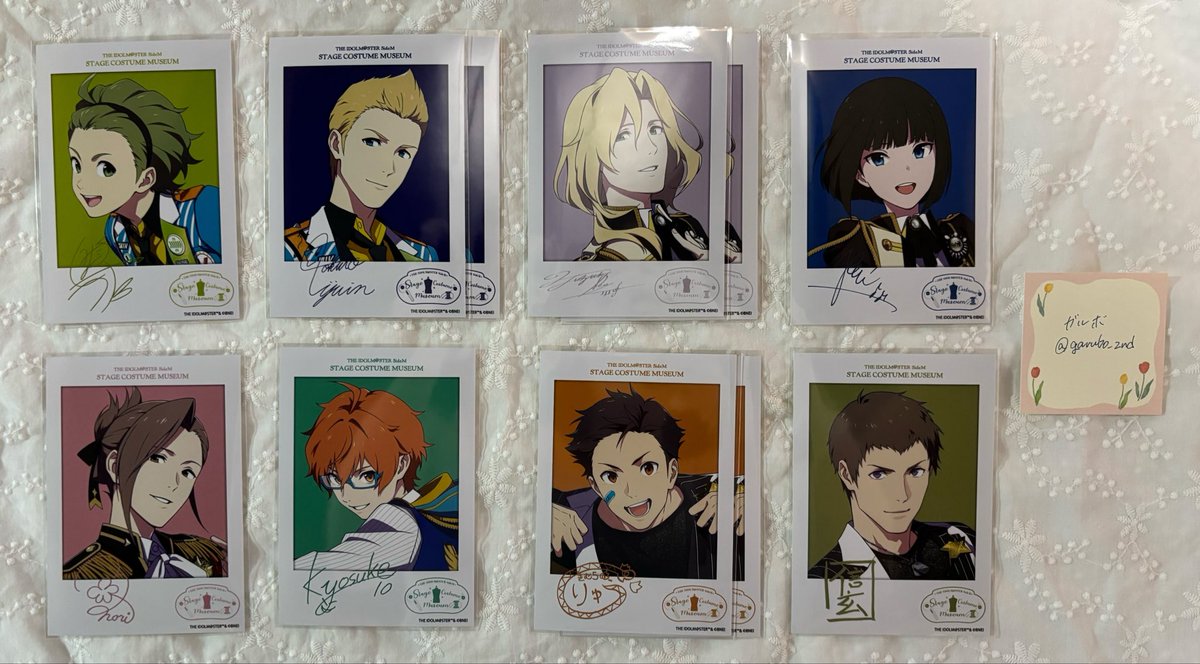 garubo_2nd's tweet photo. 【交換】SideM 衣装展 ブロマイド A

譲 》 翔太、北斗2、圭2、麗、☆みのり、享介、龍2、誠司

求 》 各1
☆薫 ＞ 輝、翼

郵送でのお取引となります。
☆は薫との交換優先
お気軽にお声がけください！ https://t.co/hkqDr7dELp