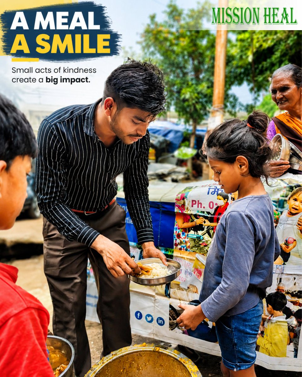 missionheal_org's tweet photo. Every smile begins with kindness, and every meal gives hope to someone who needs it most.
Join Mission Heal in our mission to ensure that no child goes hungry. Together, we can make a lasting impact—one meal, one smile, one life at a time.
#missionheal #fooddonation #endhunger https://t.co/dyWOvsUbmy
