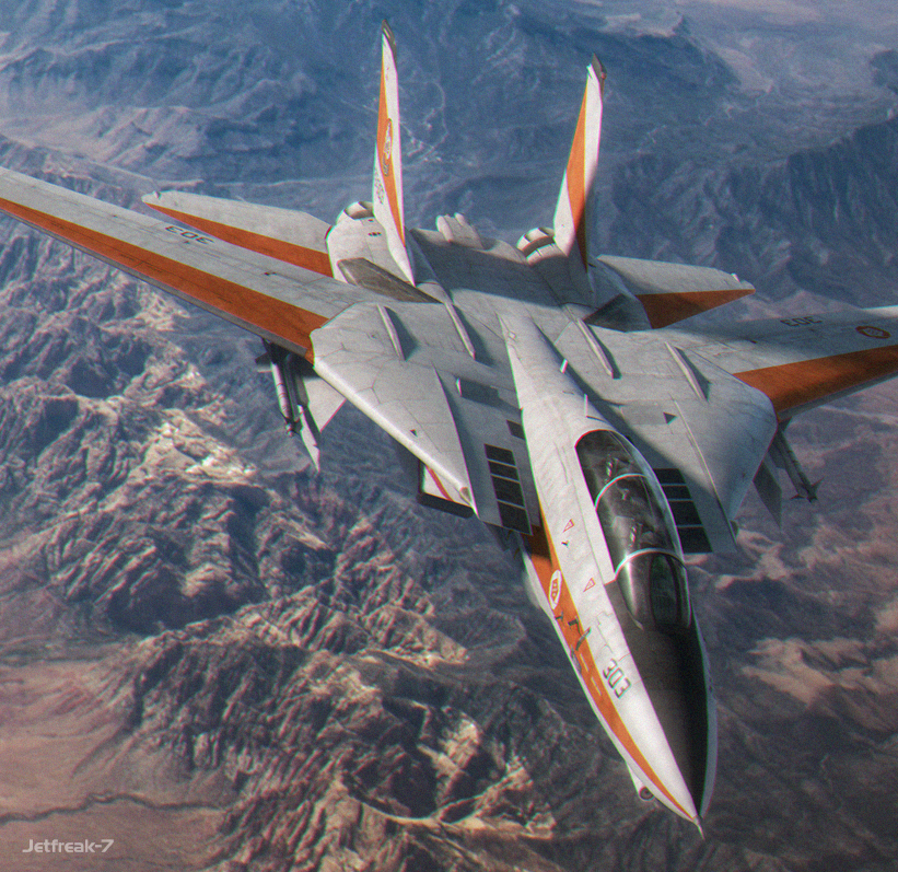 jetfreak_7's tweet photo. What colour is your F-14? 
😎👉🍊

https://t.co/zKulXOnMTO

#acecombat #topgun #tomcat https://t.co/za32nrFvzP