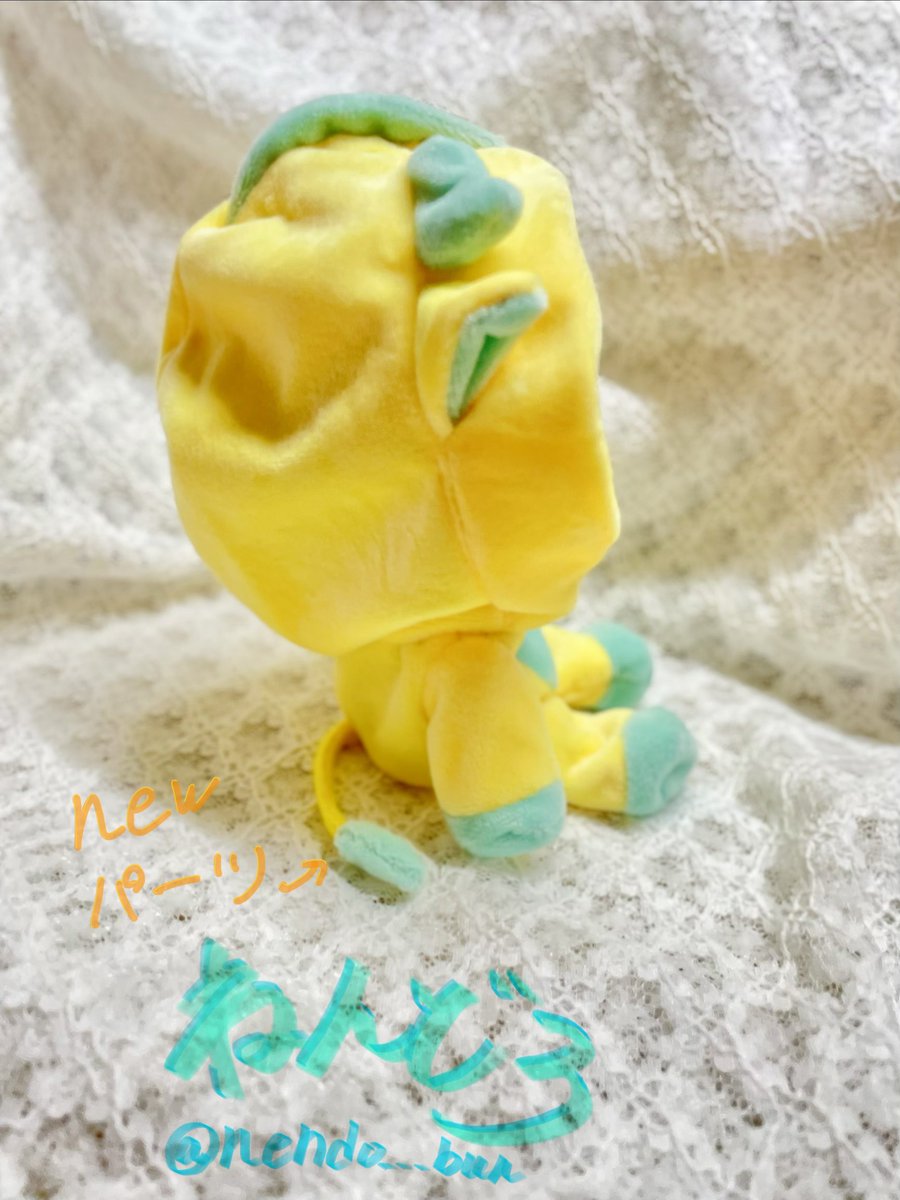 nendo___bun's tweet photo. 今日やっとしっぽを作って完成させました…！

🦒ちゃ着ぐるみです！🪡🧵 https://t.co/1eAKiYDUm4