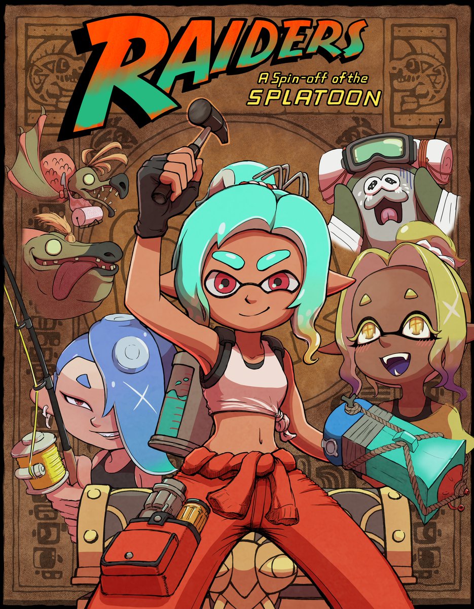 カウントダウンまとめ① ポスター、22～21日前 #SplatoonRaiders