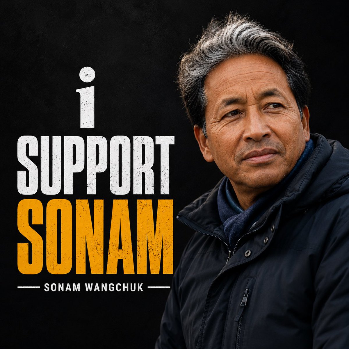 anas_patel_ad's tweet photo. • Students deserve to be heard, not ignored. 
I stand with @Wangchuk66 and every #student raising their voice peacefully.💪🏻 https://t.co/lOgLRtS3yF