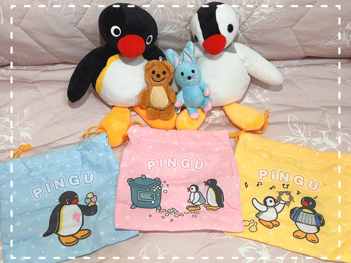 mothra529's tweet photo. はま寿司いってきました！ピングーの巾着とっても可愛いです🐧❤️お寿司屋さんは赤子を抱っこしていても食べやすいので助かります🥰🍣
#ピングー #はま寿司 https://t.co/ZzKyUPad9c